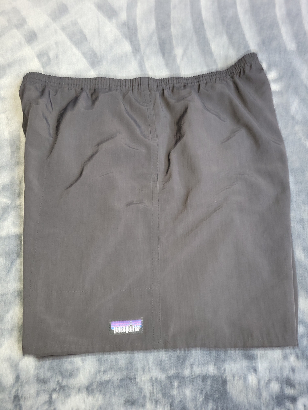 Patagonia Black Swim Trunks with Elastic Waist